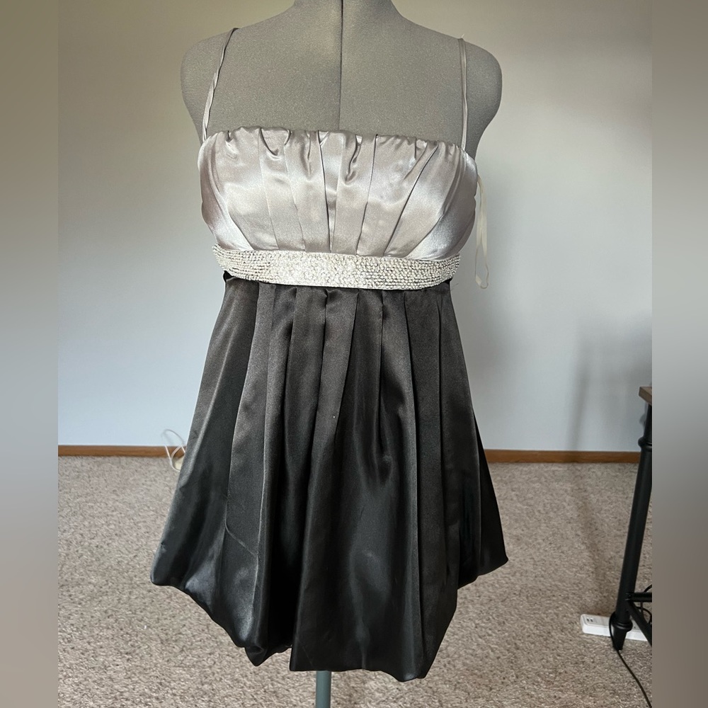 Speechless black and silver junior sized 9 formal dress